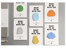 Load image into Gallery viewer, "WANT TO BE WITH YOU" Cute Cartoon Memo Pads ( 6 Designs)