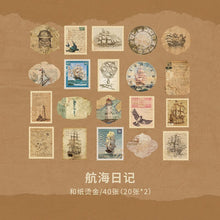 Load image into Gallery viewer, Time & Post Office Series Stickers ( 4 Designs)