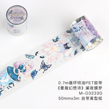 Load image into Gallery viewer, Japanese Princess Fantasy Wide Transparent Washi Tapes