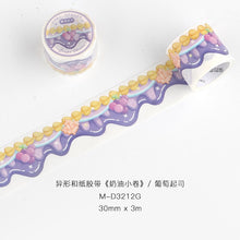 Load image into Gallery viewer, Cream Roll Series Kawaii Masking Tapes
