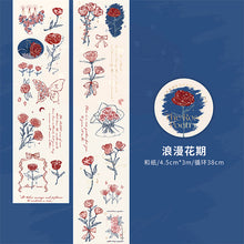 Load image into Gallery viewer, The Rose Poetry Washi Tapes (4 Designs) - Limited Edition