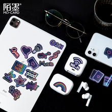 Load image into Gallery viewer, Neon Light Travel Diary Stickers (4 Designs)