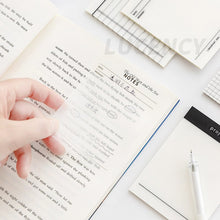Load image into Gallery viewer, Elegant Transparent Memo Pads