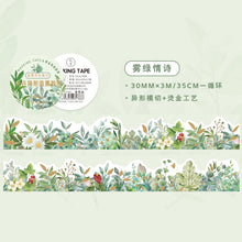 Load image into Gallery viewer, Vintage Style Floral & Plant Design Washi Tapes - Original Kawaii Pen