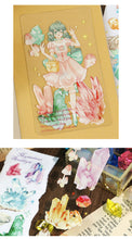 Load image into Gallery viewer, Japanese Princess Fantasy Wide Transparent Washi Tapes