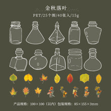 Load image into Gallery viewer, Dreaming Wish Bottle Series Floral Stickers (8 Designs)