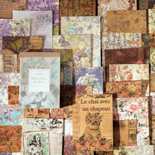 Load image into Gallery viewer, Vintage Style Private Collection Series Material Paper Set (100 pcs a set)