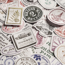 Load image into Gallery viewer, Vintage Style Embossed Series Stickers (6 Designs)