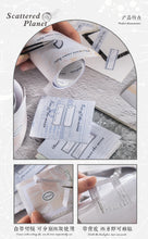 Load image into Gallery viewer, Vintage Manuscripts Bills Stamps Washi Tapes