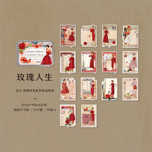 Load image into Gallery viewer, Elegant Fashion Stickers in a Tin ( 6 designs) - Limited Edition