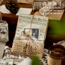 Load image into Gallery viewer, Vintage Style Old Letters Krafting Material Paper