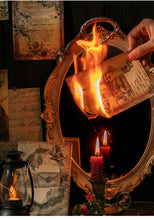 Load image into Gallery viewer, Vintage Style Magic Notes Material Paper ( 8 Designs)