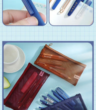 Load image into Gallery viewer, Starry Sky Series Writing Supplies + Mesh Pencil Case (12 Colors)