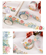 Load image into Gallery viewer, Vintage Style Floral & Plant Design Washi Tapes - Original Kawaii Pen