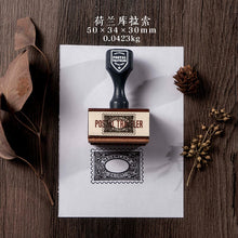 Load image into Gallery viewer, Vintage Style Post Traveler Series Wooden Rubber Stamps