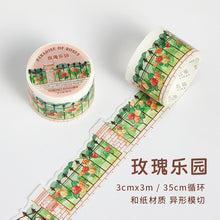 Load image into Gallery viewer, Vintage Style Plant & Nature Washi Tapes