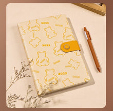 Load image into Gallery viewer, Cute Bear Series 2023 Leather Planners (3 colors)