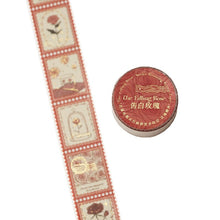 Load image into Gallery viewer, The Falling Rose Stamp Sticker Washi Tapes (4 Design)
