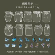 Load image into Gallery viewer, Dreaming Wish Bottle Series Floral Stickers (8 Designs)