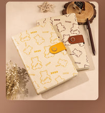 Load image into Gallery viewer, Cute Bear Series 2023 Leather Planners (3 colors)