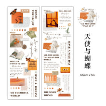 Load image into Gallery viewer, Vintage Style Butterfly  Series Transparent Washi Tapes