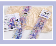 Load image into Gallery viewer, Kawaii Princess in Floral Garden Masking Tape