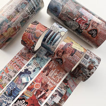Load image into Gallery viewer, Vintage Style Retro Design Washi Tape Sets (5 designs)
