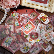 Load image into Gallery viewer, Vintage Style Flower House Stickers