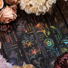 Load image into Gallery viewer, Plant & Floral Laser Transparent Masking Tapes ( 6 Designs) - Limited Edition