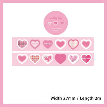 Load image into Gallery viewer, Colorful Beating Hearts Sticker Rolls