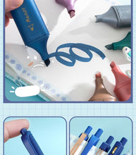 Load image into Gallery viewer, Starry Sky Series Writing Supplies + Mesh Pencil Case (12 Colors)