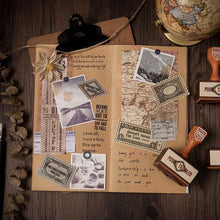 Load image into Gallery viewer, Vintage Style Post Traveler Series Wooden Rubber Stamps