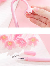 Load image into Gallery viewer, Cherry Blossom Kawaii Gel Pen Sets (10 Pcs)
