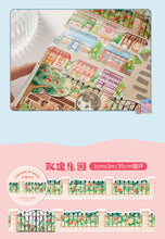 Load image into Gallery viewer, Vintage Style Plant & Nature Washi Tapes