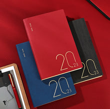 Load image into Gallery viewer, 2023 Elegant( A5) Weekly Leather Planners (4 Colors) - Limited Edition