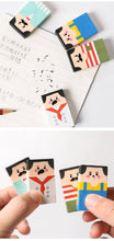 Load image into Gallery viewer, Kawaii Bald Man Cartoon Rubber Eraser