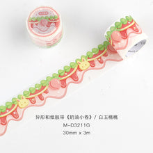 Load image into Gallery viewer, Cream Roll Series Kawaii Masking Tapes