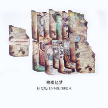 Load image into Gallery viewer, Final Chapter of Fantasy Series Burnt Style Kraft Material Papers (8 Designs)