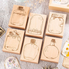 Load image into Gallery viewer, Vintage Dream in Bottle Large Wooden Stamps (6 Design)