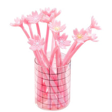 Load image into Gallery viewer, Cherry Blossom Kawaii Gel Pen Sets (10 Pcs)