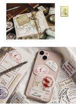 Load image into Gallery viewer, Vintage Style Embossed Series Stickers (6 Designs)