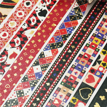 Load image into Gallery viewer, Kawaii Poker Series Washi Tape Set -Limited Edition