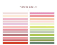 Load image into Gallery viewer, Magic Moment Rainbow Color Washi Tape Set (100 pcs)