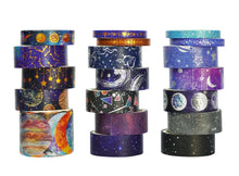 Load image into Gallery viewer, The Universe Space Washi Tape Set (19 pcs)