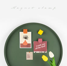 Load image into Gallery viewer, Colorful Mini Magnetic Paper/Photo Clips (9 colors)