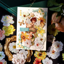 Load image into Gallery viewer, Retro Gilded Floral Decorative Stickers