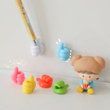 Load image into Gallery viewer, Thumbs up Silicon Cable Holder (10 pcs a set)