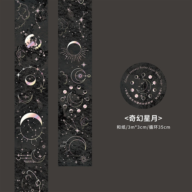 Cosmic Fantasy Series Japanese Washi Tapes – Original Kawaii Pen