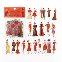 Load image into Gallery viewer, Vintage Series Character Book Stickers (6 Designs)
