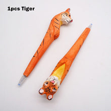 Load image into Gallery viewer, Handmade Wooden Animal Design Gel Pens